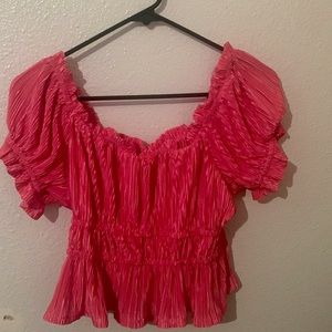 Hot Pink Blouse